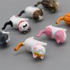 little cat fridge magnets Japanese kitten combination refrigerator souvenirs collection gifts cute animal yellow black white cat