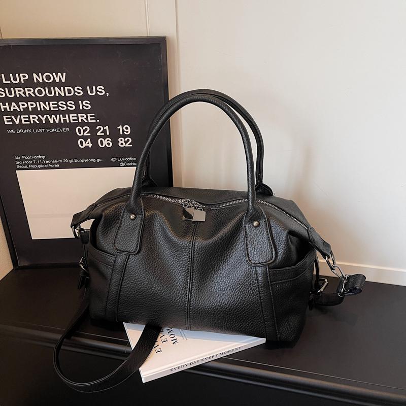 Vintage Tote Bag Women's Shoulder Bag Large Capacity Commuter Crossbody Bag