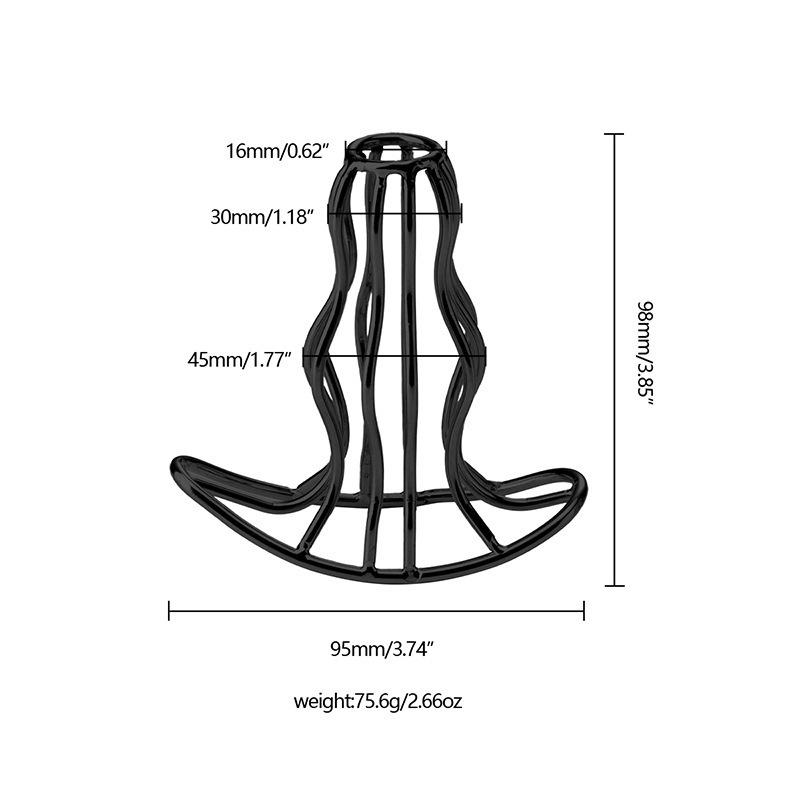 Metal Hollow Anal Plug for Self-Pleasure and Stimulation - Adult Sex Toy