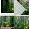 Set Of 2 Tropical Jungle Curtains Digital Printing Sunlight Through Dense Green Leaves Natural Fresh Bedroom Living Room Decor Curtain Polyester Ideal