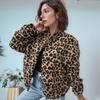 Women's Retro Leopard Print Jacket: American-European Casual Loose Fit