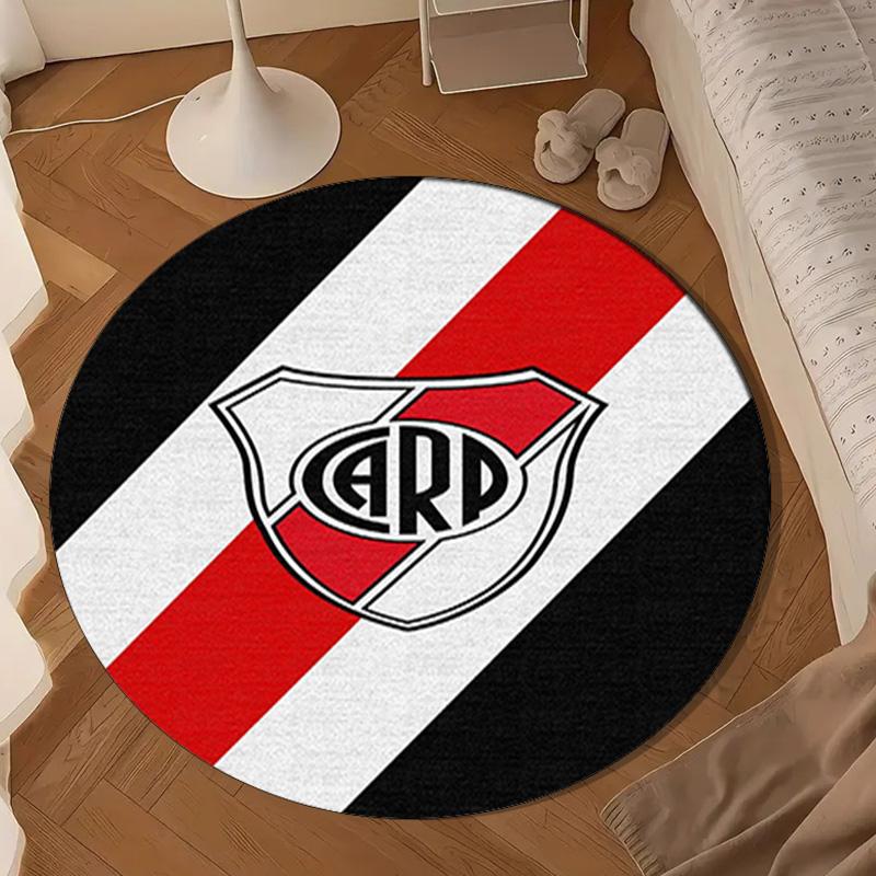 River Plate Emblem Round mat, Anti-slip Circle Carpet Chair rug For livingroom,Bedroom, doormat home decor Gift Christmas Gifts