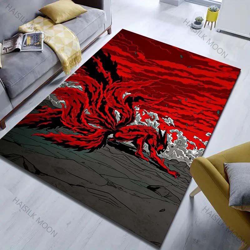 

Multi-Size Japanese Cartoon Fox K-Kurama Pattern Carpet for Living Room Bedroom Sofa Home Decor Non-slip Floor Mat Large Size 40cm x 60cm