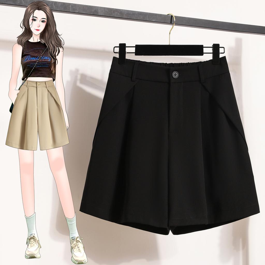 DIMANAF 2025 Summer Style Shorts Basic Pants High Waist Women Pants Loose Casual Female Solid Trousers