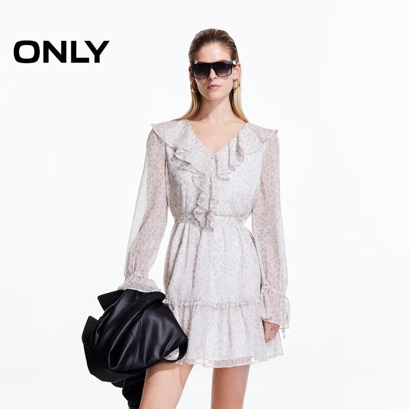 

Только женское весеннее платье мини с V-образным вырезом и оборками, 2025 L