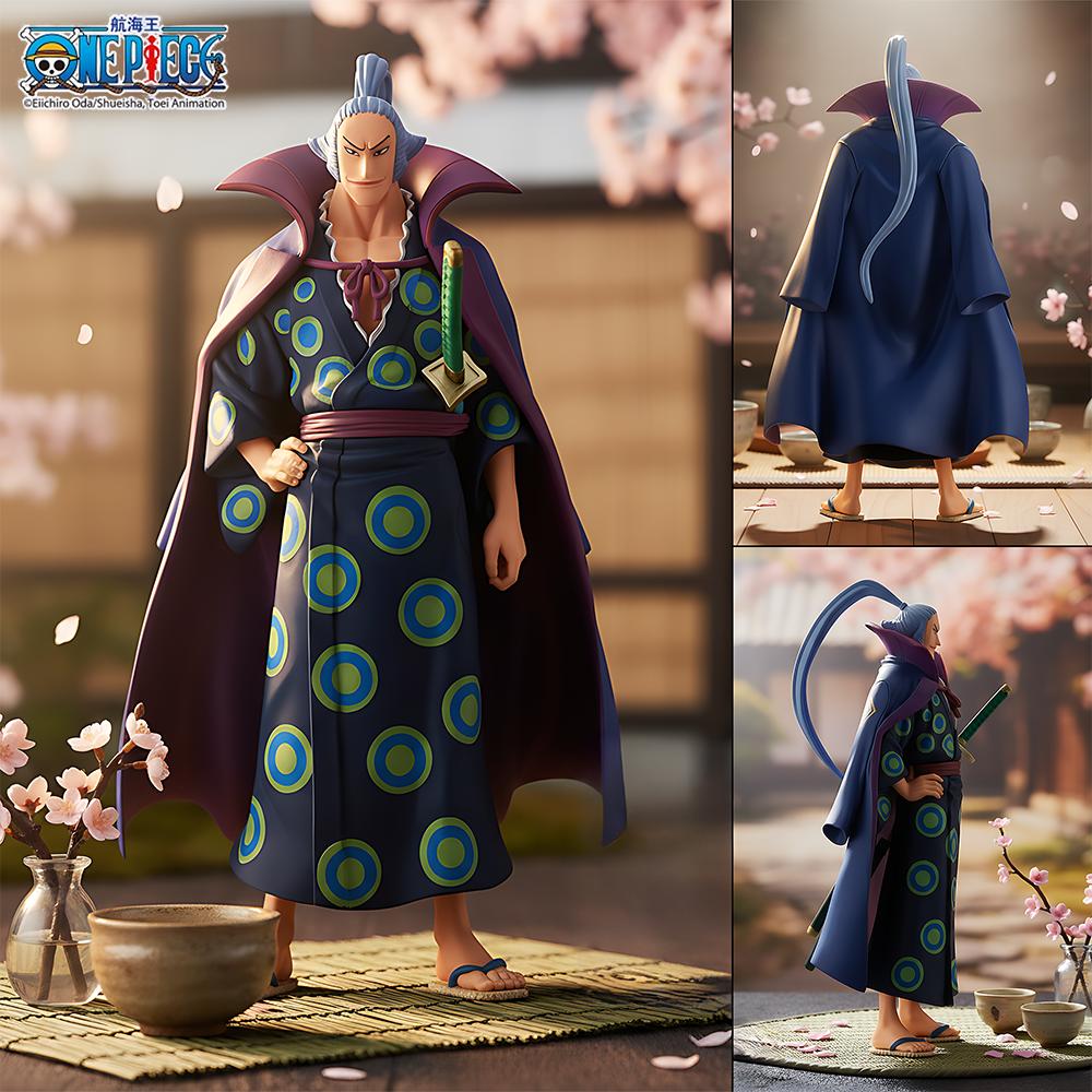1pc Official One Piece Denjiro Home Decor Figure, Anime Must-Have Gift for Valentine's Day, Birthday Desk.