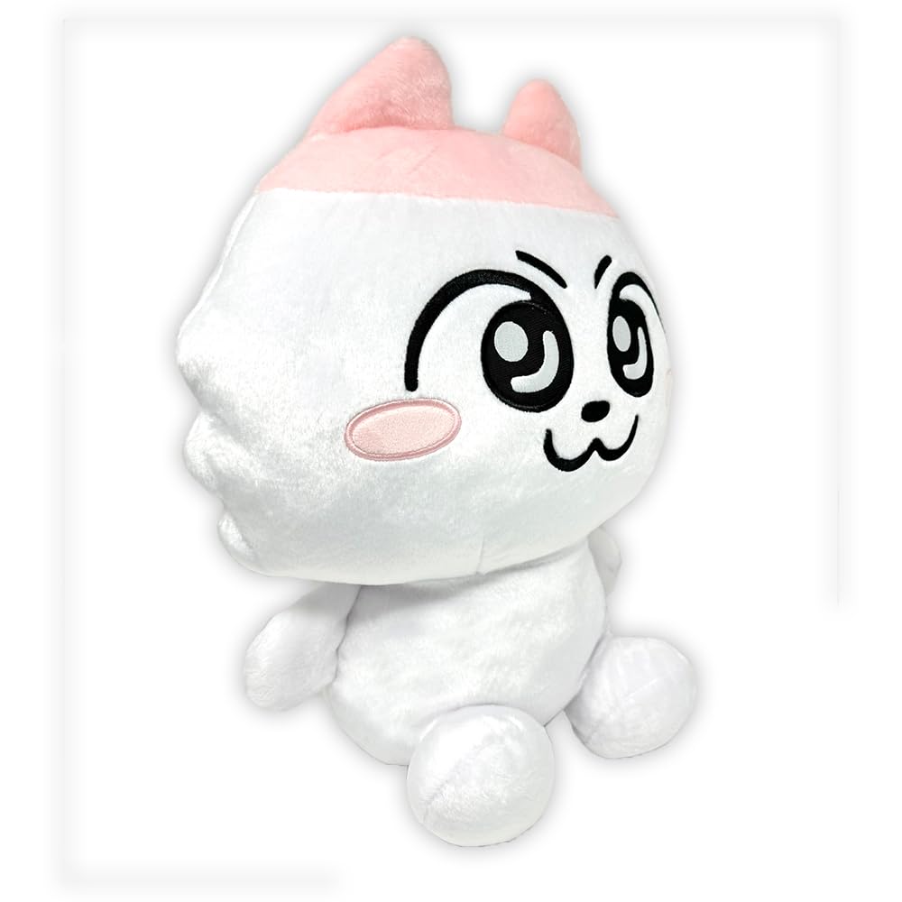Nmeneko GRAN+ Plush Toy, Approx. 45cm, Big, Light Black