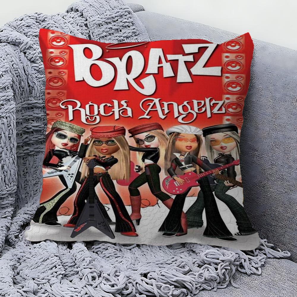 B-Bratz-Dolles Cushion Cover Pillow Cover Decor Pillowcase Printed Cushion Case For Couch