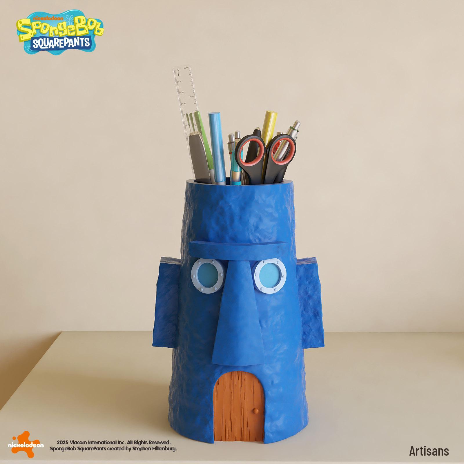 

Багатоцільовий контейнер для зберігання Губка Боб для косметики, канцелярського приладдя та пультів дистанційного керування