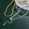 Simple Cauliflower Clavicle Chain Female Sparkling Flash Necklace Starry Choker Niche Design Floral Single Necklace
