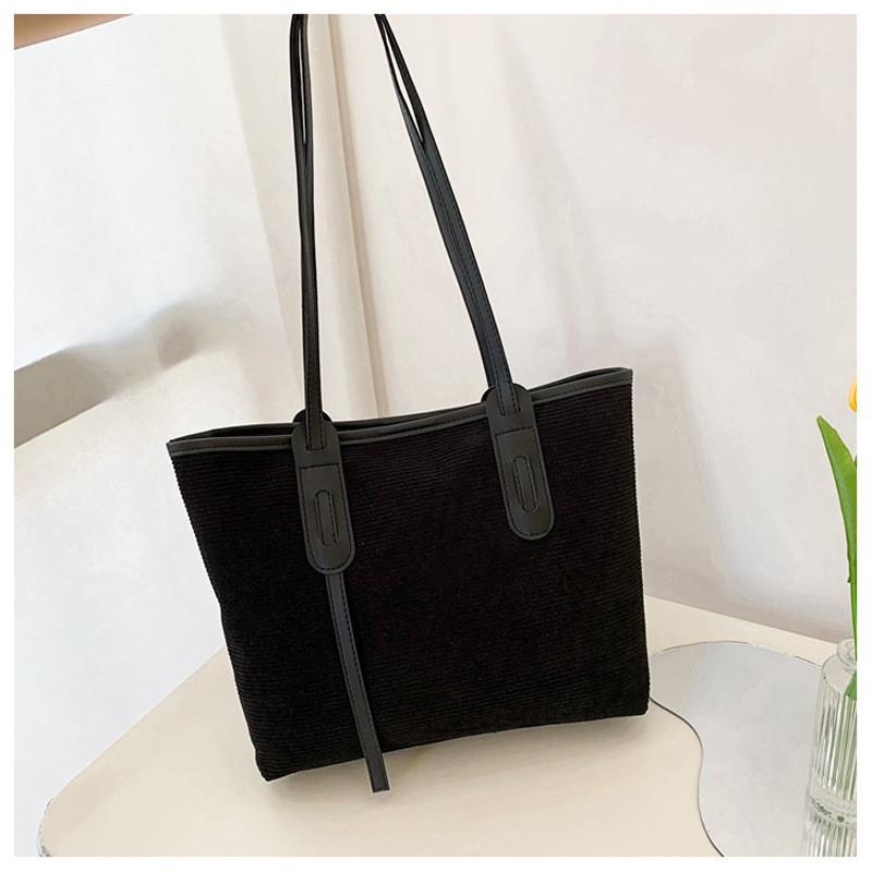 Trendy Canvas Tote Bag For Women Large Capacity Shoulder Bag 2023 Spring Fashion