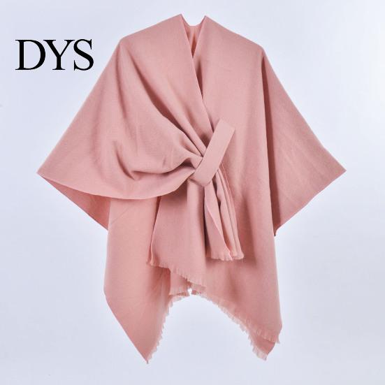 Sciarpa a tinta unita da donna Autunno Inverno Double Face Delicata sulla pelle per Imitazione Cashmere Sciarpa Versatile Cardigan