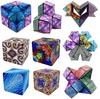 Fidget Cube Antystresowa Kostka Magnetyczna Niebieska Puzzle Magic Cube