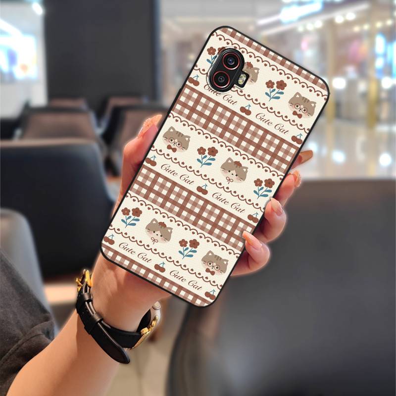 Phone Pouch Fashion Design Phone Case For Samsung Galaxy Xcover6 Pro/SM-G736U/B Anti-knock Shockproof Silicone TPU Cute