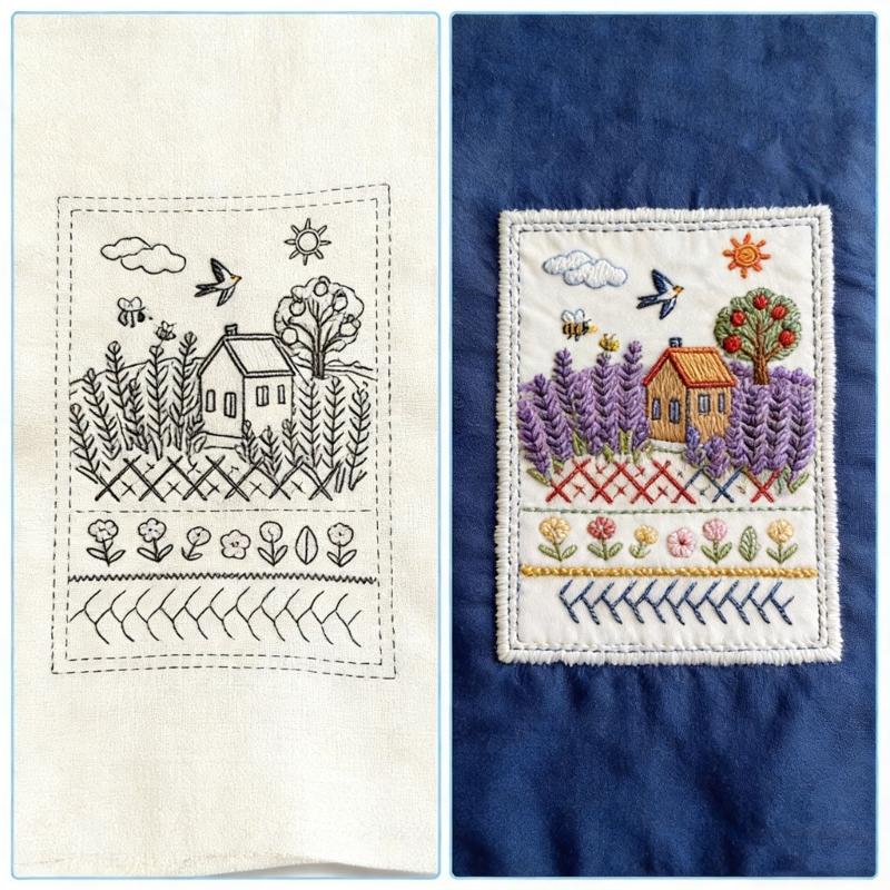 Complete Embroidery Book Sewing Books Set Includes Needle Thread Patterns And Step By Step Instructions