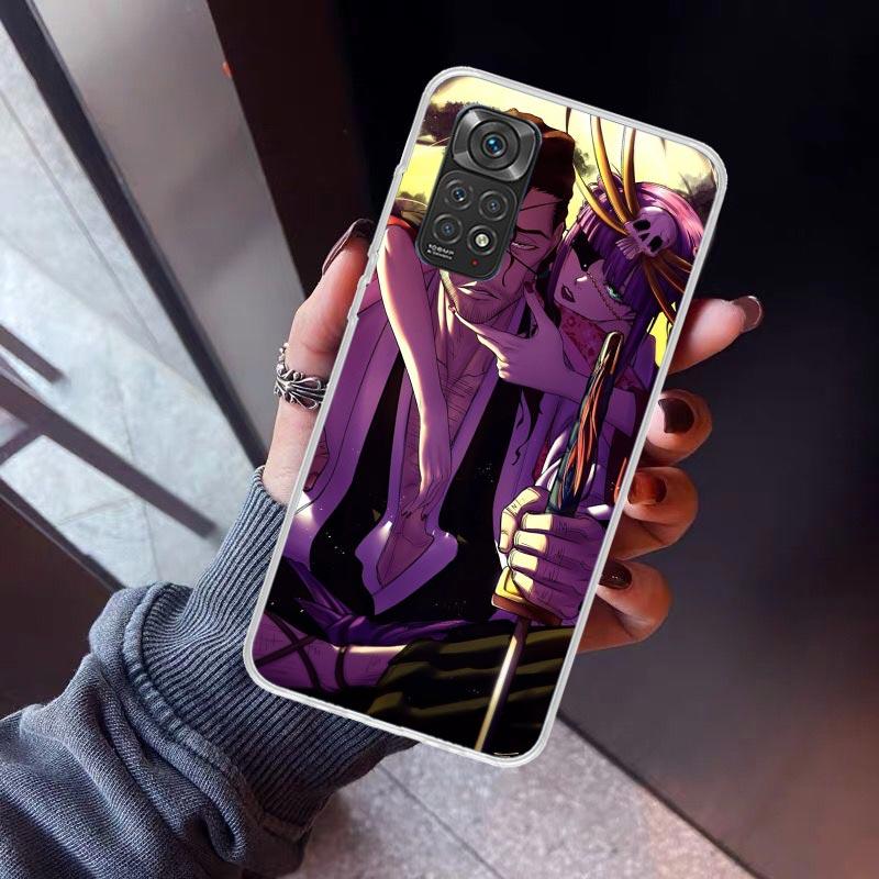 Bleach Kyoraku Shunsui Phone Case For Xiaomi Redmi Note 10 11 12 13 14 15 Pro Plus 11S 12S 14S 11T 11E 10S Soft TPU Back Cover R