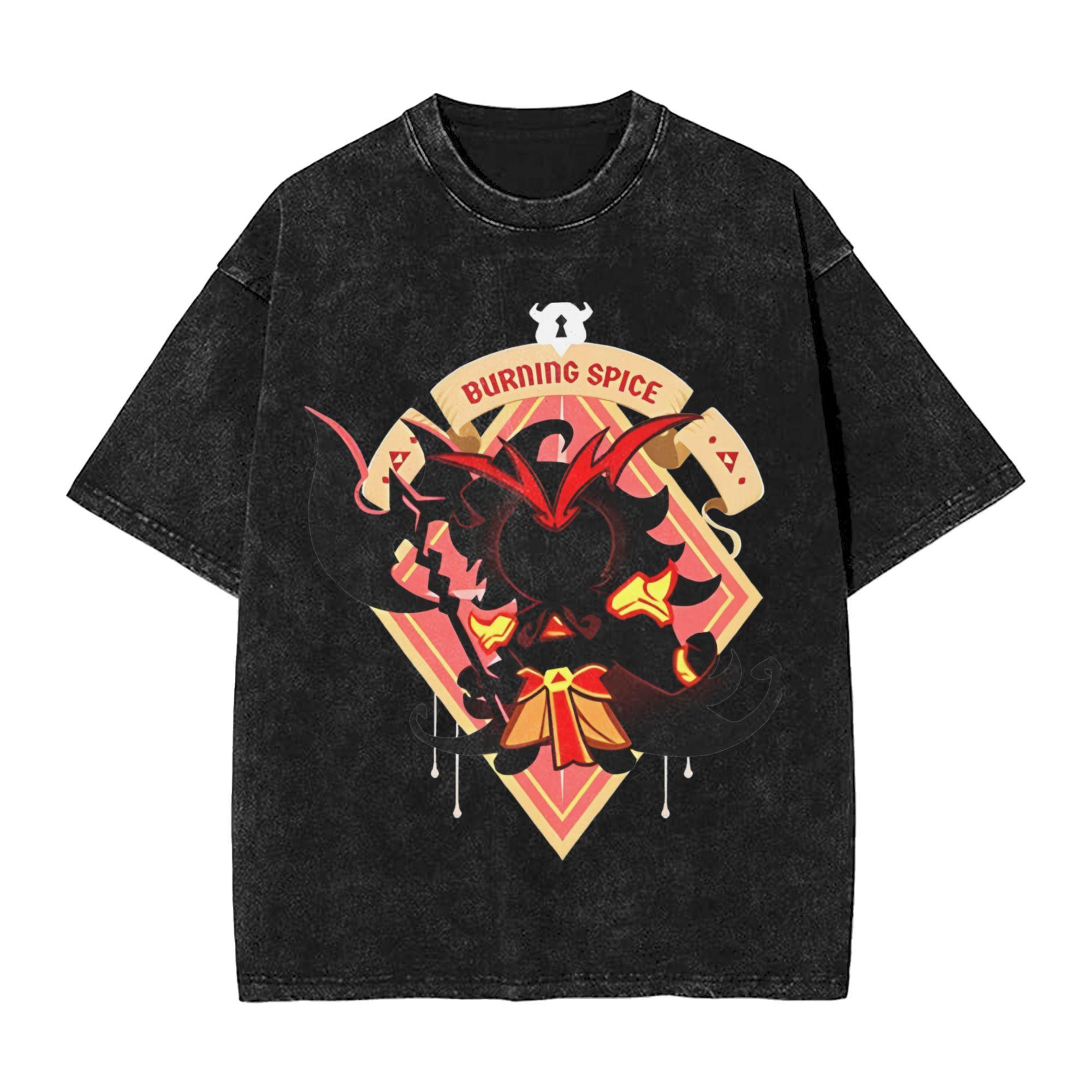 Summer Kawaill Cookie Unisexgo cookie runs Washed Shirt Merch Oversize TShirt kingdomed Game Unisex Women Tee S