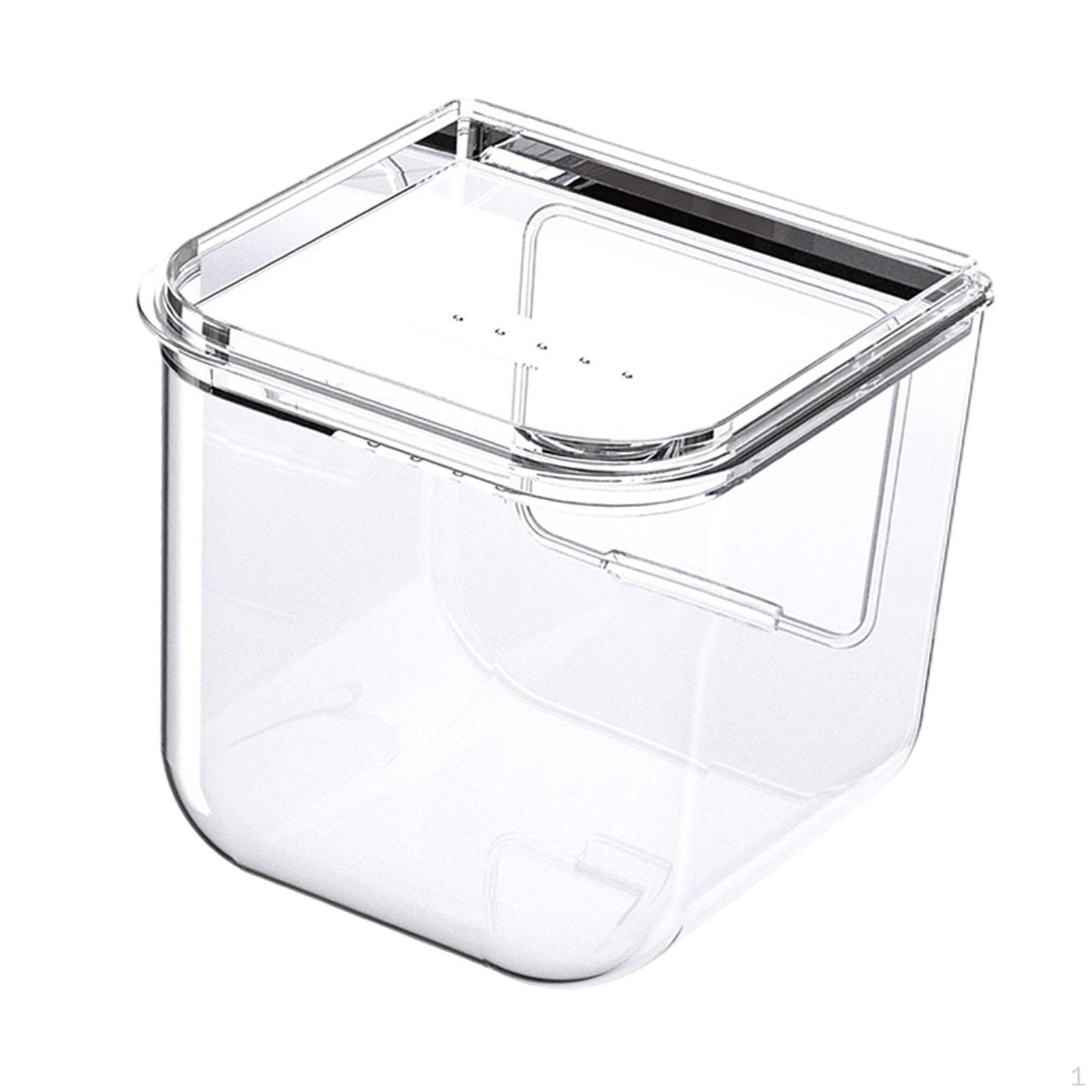 

Клетка для купания птиц, ванна, коробка, прозрачная, легко чистится, многофункциональная, для чистки, зоотовары, душевой кейс для without Feeding Bowl