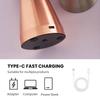 Retro Mushroom Table Lamp USB Rechargeable LED Night Light 3 Light Colors Adjustable Touch Control Reading Lamp for Home Decor