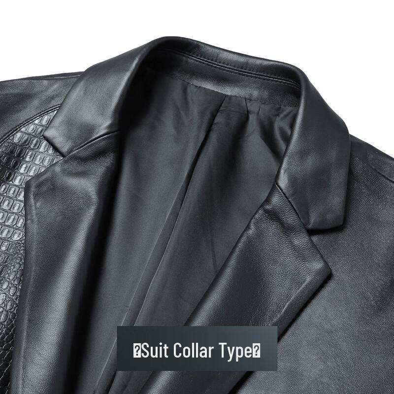 Men's Genuine Lambskin Business Casual Jacket