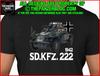 Sd.kfz 222 T-Shirt WWII German Armored Car Version 2 Unisex T-Shirt