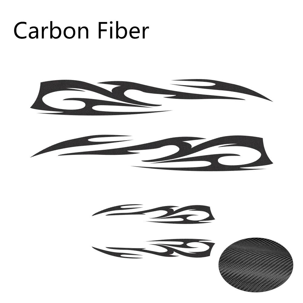 4PCS Car Door Side Stickers Hood Cover Decals Waterproof Vinyl Film Decoration Automobiles DIY Sports Styling Tuning Accessories