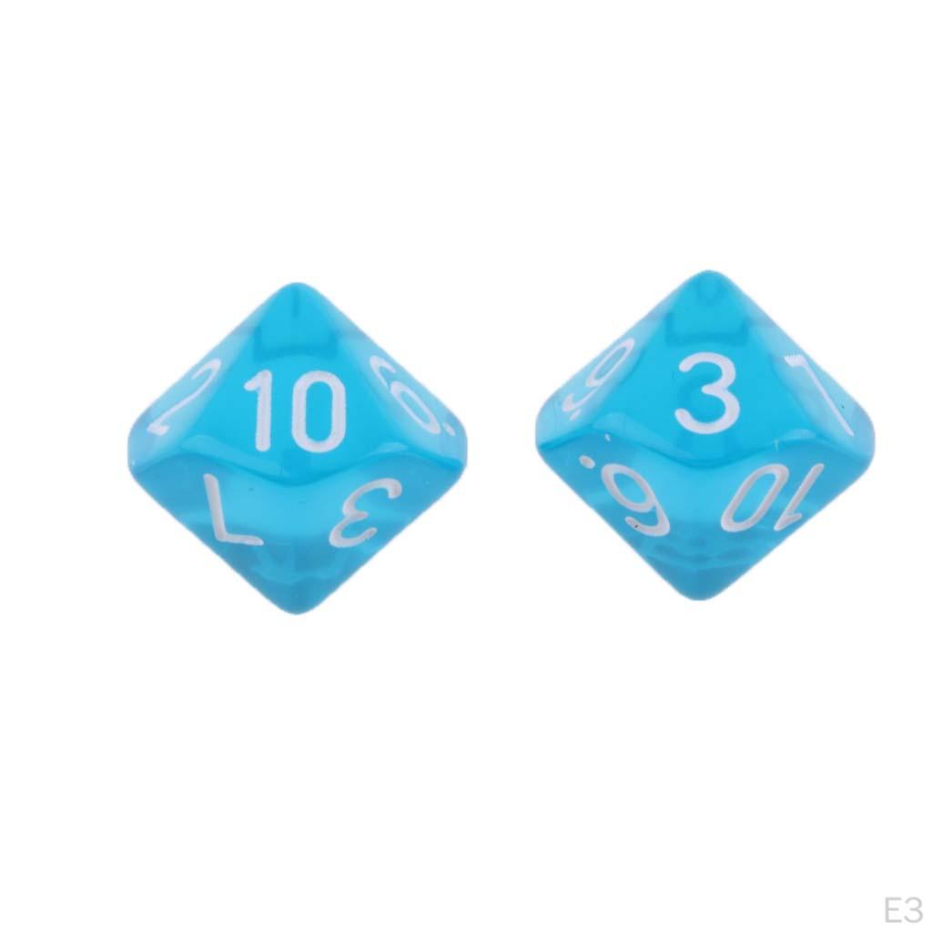 10 Sided D10 Multi-Sided Game Board Accessories