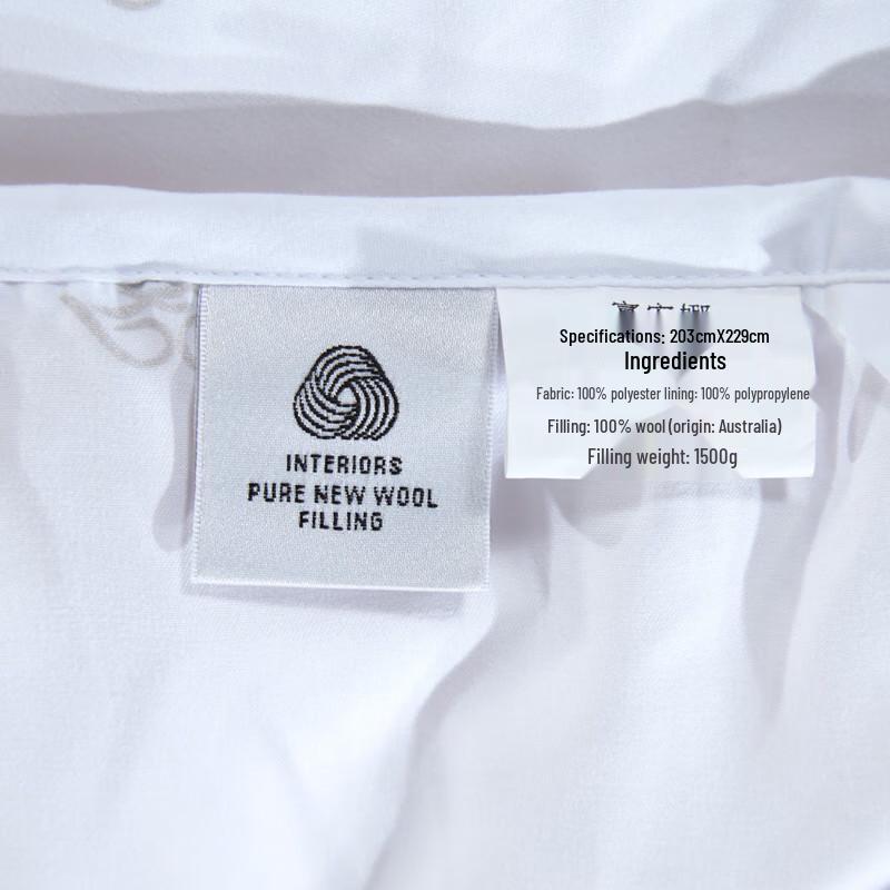 Fuanna Anti-Mite Australian Wool Quilt