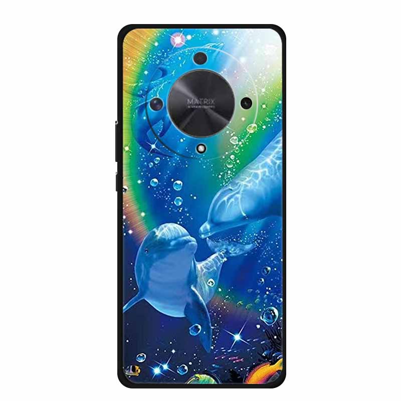For Honor X9b 5G Case Luxury TPU Silicone Soft Phone Cover for Honor Magic6 Lite 5G Shockproof Shells Lovely Cartoon Funda Shell