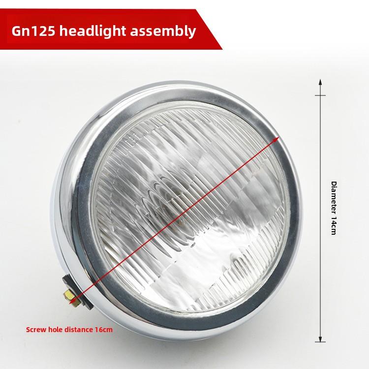 Full Set Motorcycle Headlight Tail Light Turn Signal Kit, Direct Fit for Suzuki GN125 125cc Motorbike Replacement Parts