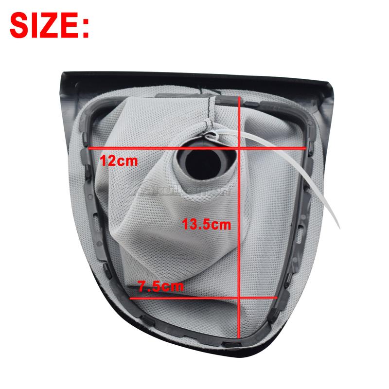 Manual Transmission 5 Speed Leather Gear Shift Knob Stick Gaiter For Renault Clio 4 IV 2012-2020 Black Boot Cover Gaitor Collar