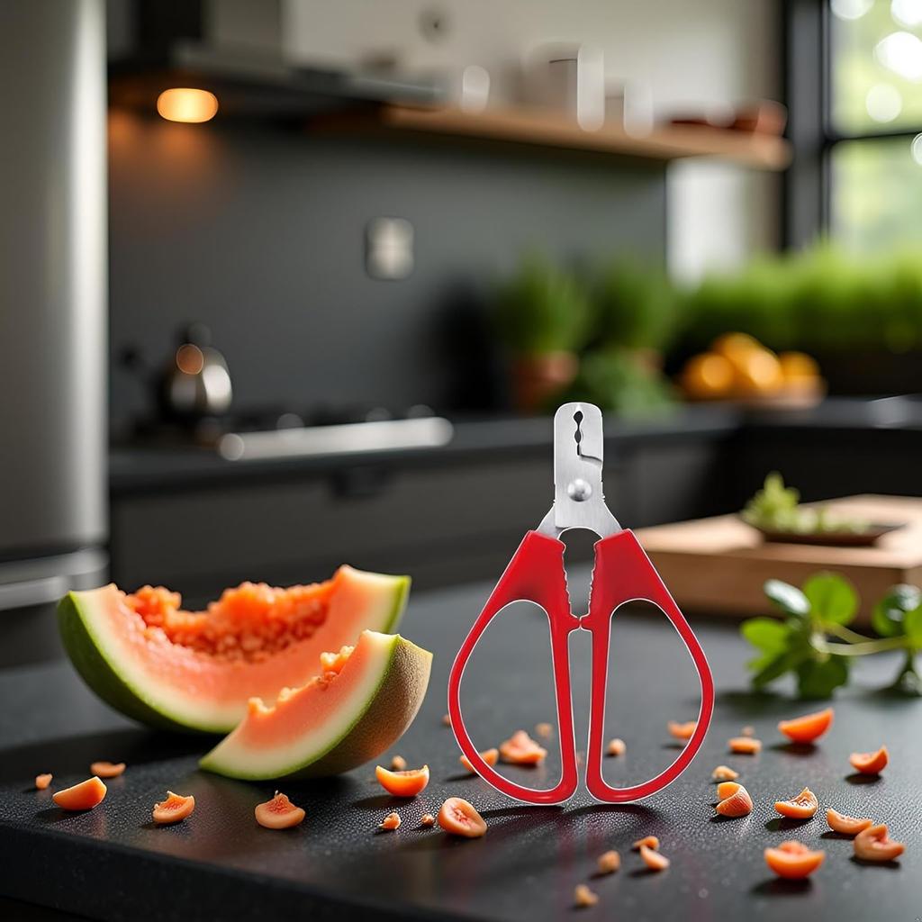 Red Melon Seed Cracker Plier, Sunflower Seeds Plier Opener - Seed Cracker Sheller Opener Peeling Pliers for Melon Seeds, Small Nuts, Specialty Tools