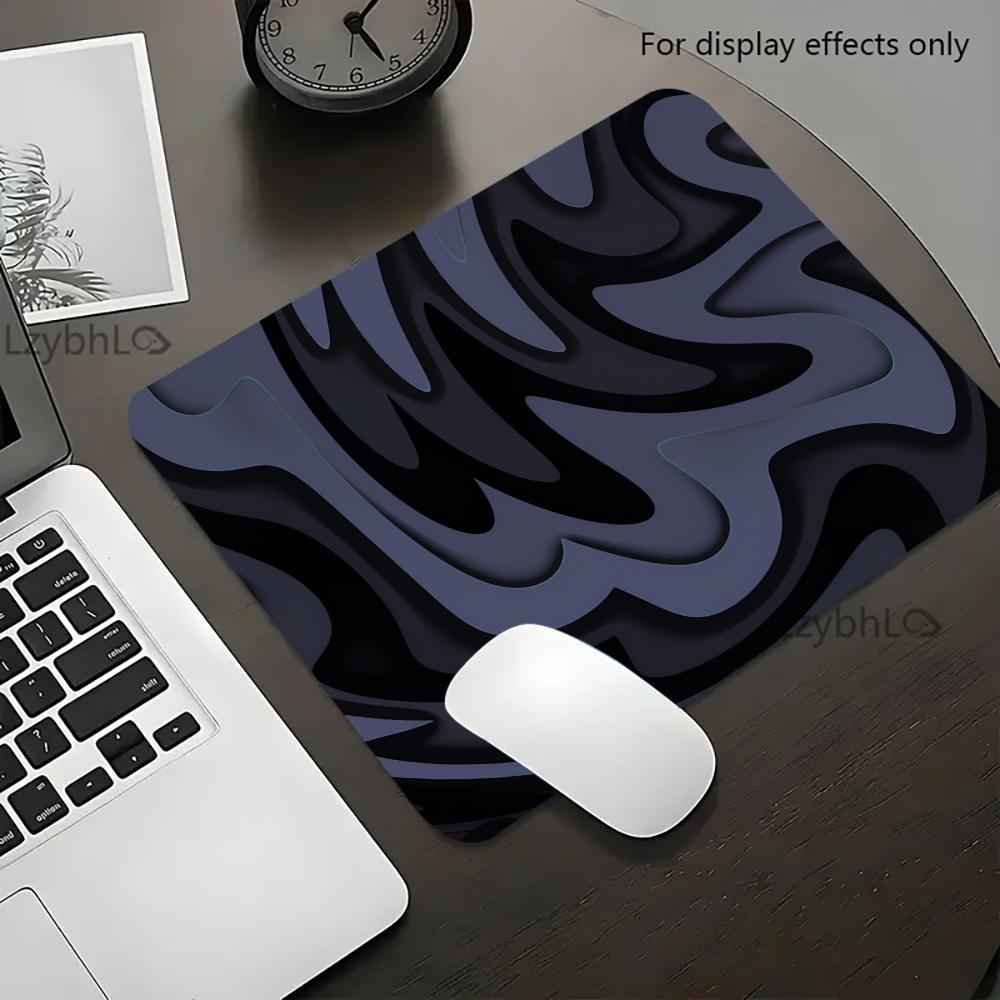 Abstract Fluid Texture Mouse Pad Square Gaming Office Accessories Mousepad Small Gamer Desk Mat PC Rubber Keyboard HD TableMat