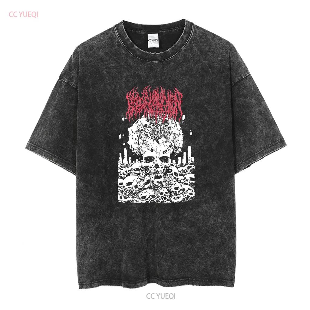 Blood Incantation 2022 Tour Nordamericano Maglietta NUOVA media manica lunga o corta vintage Lavata Morbida Versatile Unisex
