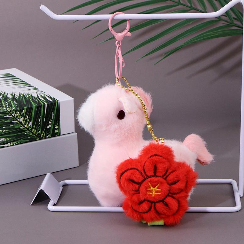 2026 Year Of The Horse Plush Pendant Creative Cartoon Bag Charm Keychain