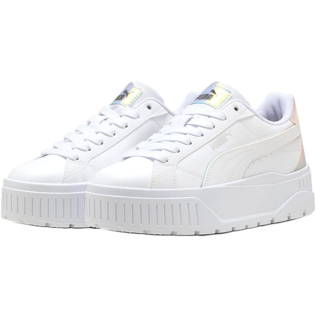 Puma Karmen II Holo 2.0 Comfortable Soft Durable Low-Top Kids Skate Shoes Kids skate shoes White 401568-01