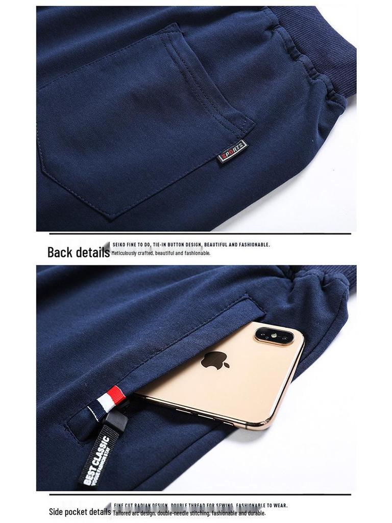 Men's Casual Summer Cotton Shorts: Lightweight Home, Sleep & Sports Wear