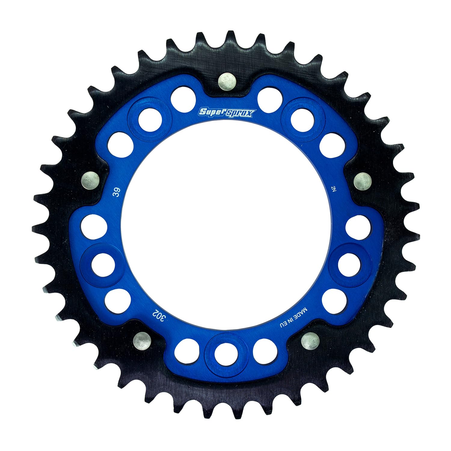 

Supersprox Driven Rear Aluminum Sprocket, Stealth, & Steel, 39T, Blue, RST-30239-BLU синий