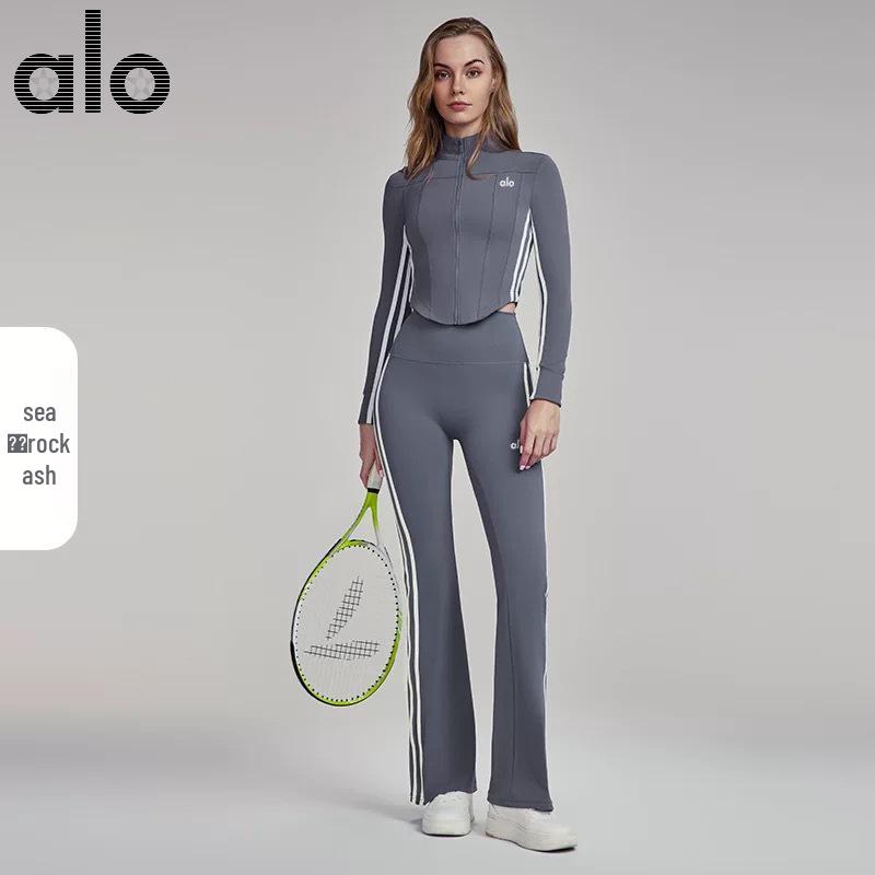 Damen Schlank geschnittene Sportjacke mit Reißverschluss zum Laufen und Yoga