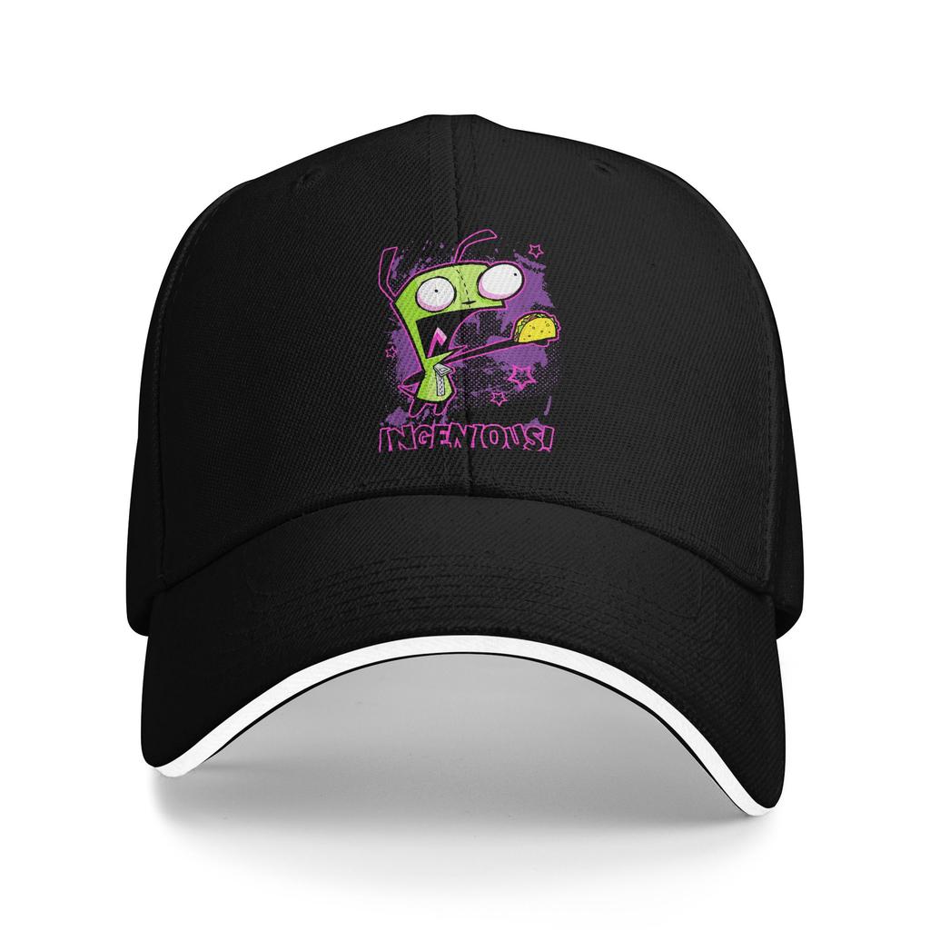 Dog Gir Invader Zim Baseball Caps Fashion Cartoon Sandwich Caps Unisex Women Adjustable Dad Hat Running Golf