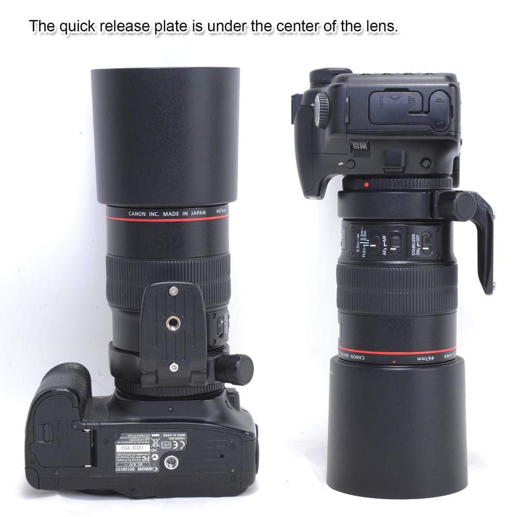 Tripod Mount Ring compatible with Canon EF 100mm Macro IS USM lens support lens bracket tripod tripod mount fit quick release compatible with tripod