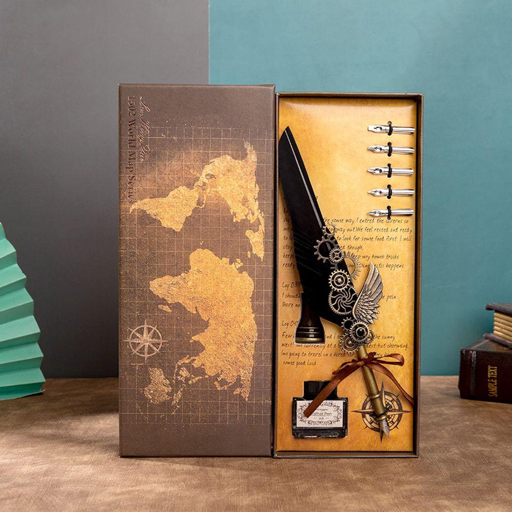 

Вода Английская Каллиграфия Перьевая Ручка Набор Блестящая Перьевая Ручка Набор Пишущее Макательное Перо Перьевое Макательное Перо black-Solid color