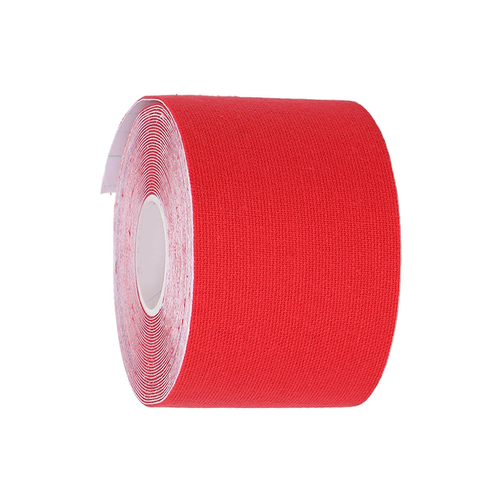 

Elastic Kinesiology Tape Supports Muscles Atheletic Compression Tape Wrap Roll for Physical Therapy Sports AthletesRed червоний