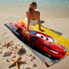 Racing car Beach Towel Microfiber Beach Towel Super Soft & Absorbent for Bath, Beach, Travel  Bath Time Accessory, Fan gifts