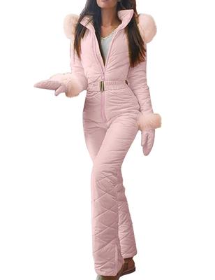 Macacão de Esportes de Inverno ao Ar Livre Slim Fit Impermeável Roupa de Snowboard Isolada para Mulheres