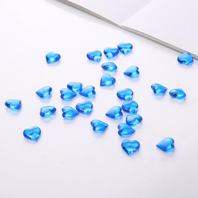 500Pcs 10Mm Heart Shape Acrylic Crystal Diamond Pawn Irregular Stone Chessman Game Pieces For Token Board Game Accessories