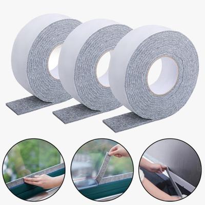 3 Rulo 16,4 Ft x 2 İnç Pencere Yoğuşma Önleyici Emici 5 mm Kalınlıkta Su Nemi Emici Bant Pencere Yoğuşma Emici Şeritler