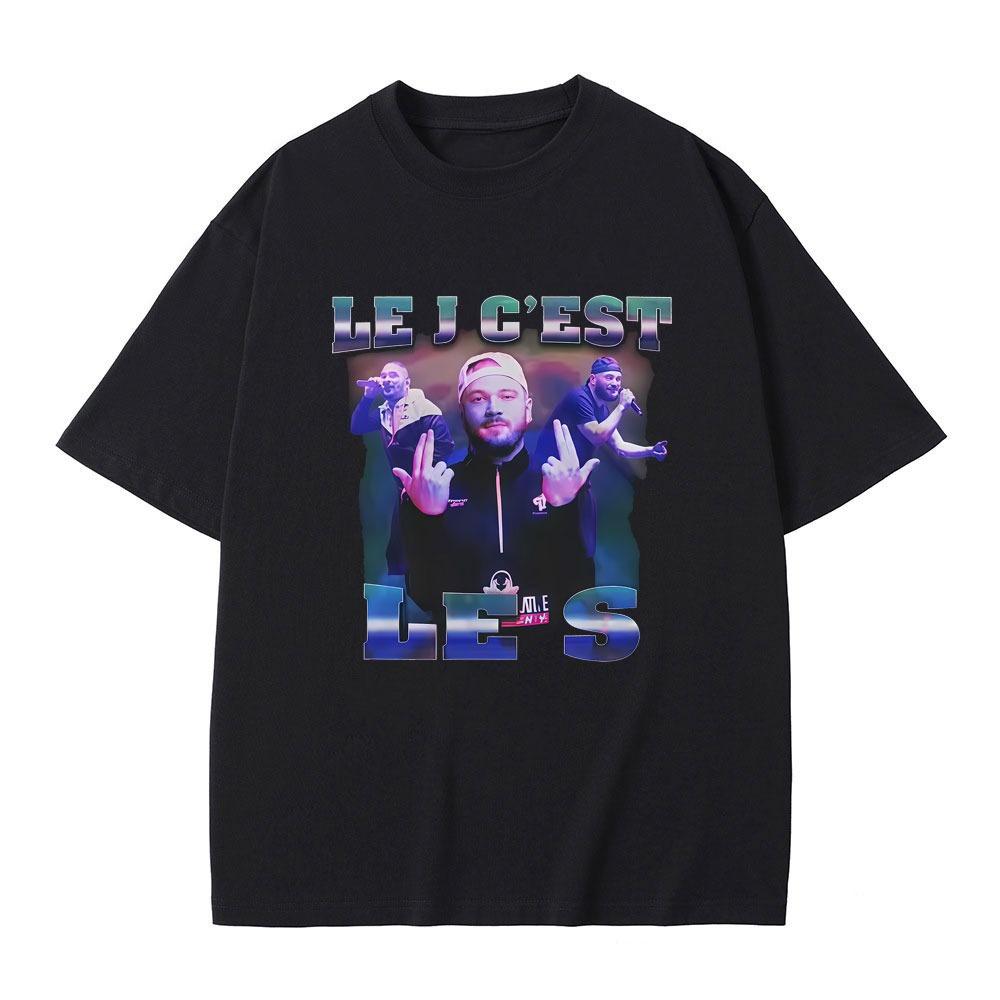 French Rapper JUL Graphic Tshirt Unisex Women Hip Hop Fashion Tshirts Male Casual Oversized Short Sleeve T Shirts Tops Streetwear
