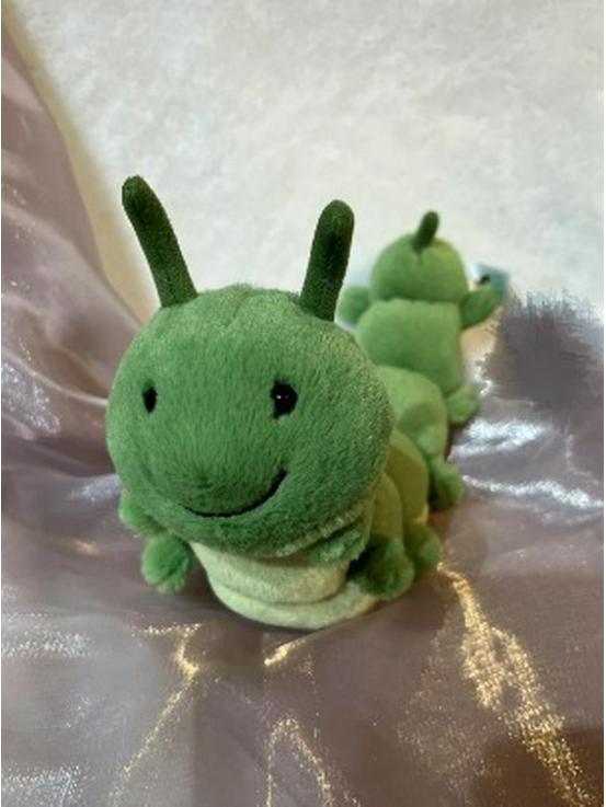 

Набор мягких игрушек Jellycat Style Маленький кролик и Гусеница Includes tags and dust bag