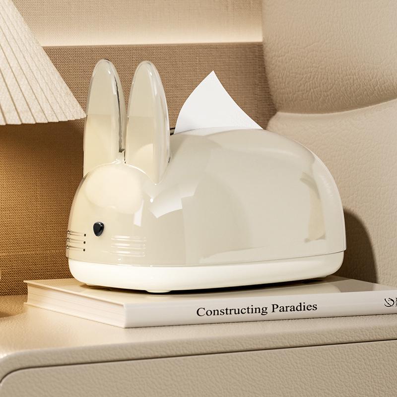 Creative High-End Rabbit Tissue Box - Stylish Home Decor Paper Dispenser for Living Room